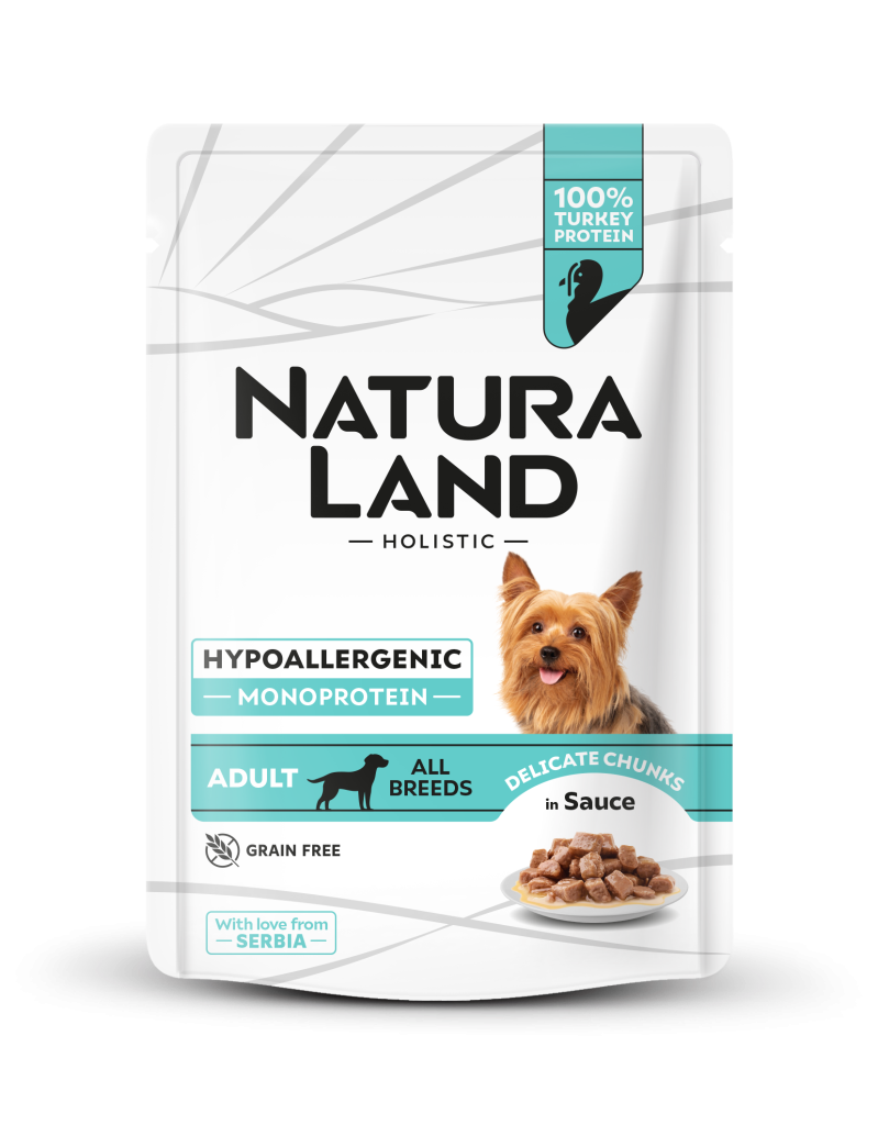 Hypoallergenic Turkey Chunks in sauce 100g_Front.png