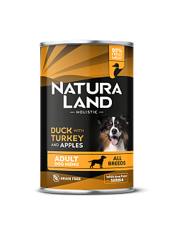 Утка с индейкой и яблоками 400г