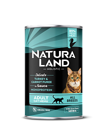 Сочные кусочки из индейки с пюре из моркови жб 420г