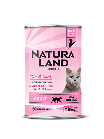 Нежные кусочки из индейки для здоровой кожи и шерсти жб 420г