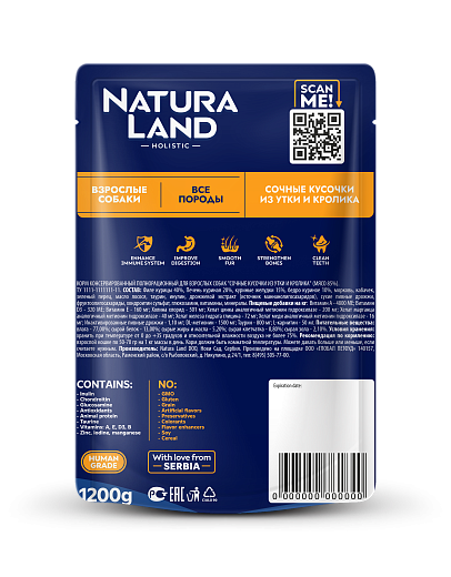 Сочные кусочки из утки и кролика