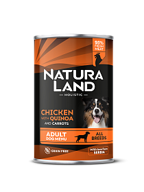 Цыпленок с киноа и морковью 400г