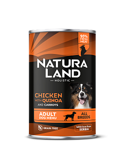 Цыпленок с киноа и морковью 400г