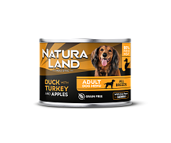 Утка с индейкой и яблоками 200г