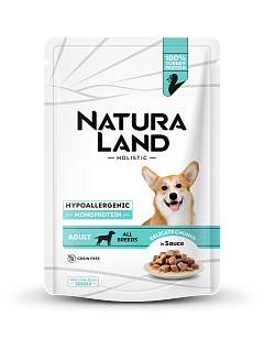 Гипоаллергенный корм для собак с моно-протеином. Нежные кусочки из индейки 400г